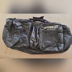 Outdoor Life Black Duffel Bag READ DESCRIPTION